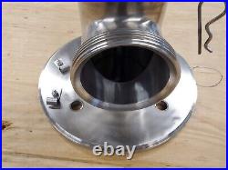 Stainless Steel sanitary plunger Tank outlet valve Tanker stop valve water valve