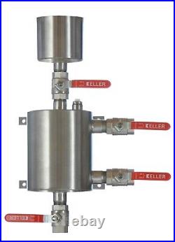 Stainless steel CHEMICAL DOSING POT ELTERM 10 l