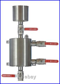 Stainless steel CHEMICAL DOSING POT ELTERM 5 l