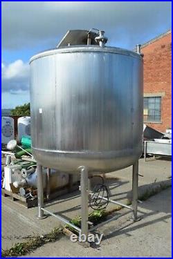 Stainless steel tank vessel 3000 litre + stirrer rod, good condition