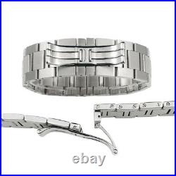 Steel Strap Bracelet for Cartier Tank Stainless Band Silver 17.5, 20,22,23mm