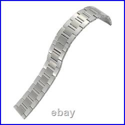 Steel Strap Bracelet for Cartier Tank Stainless Band Silver 17.5, 20,22,23mm