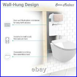 Swiss Madison Concealed In-Wall Toilet Tank Carrier System 2 x 4 Dual Flush