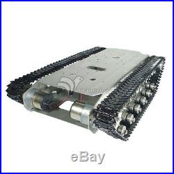 T600 Stainless Steel Tank Truck Robot Chassis Metal Pedrail Intelligent Car