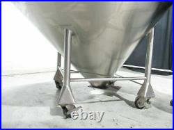 TANK Hopper Container Stainless Steel TANK Type CONE SHAPE Diamètre 59 IN W