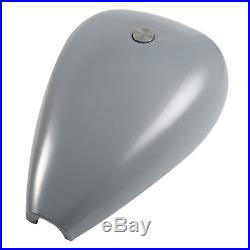 TCMT Stretched 4.7 Gallon Gas Fuel Tank For Harley Custom Chopper Bobber Baggers