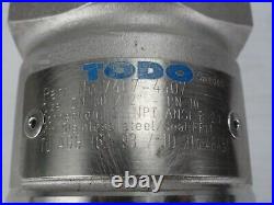 TODO 7467-4407, 2 Stainless Steel Tank Unit Dry Breakaway Fitting (NEW)