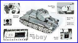 Tank T-34 Model Kit Original Time for Machine Stainless Steel New