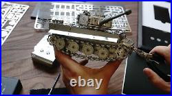 Tank Tiger-1 Model Building Kit Original Time For Machine Stainless Steel New