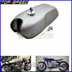 Tanks 9L/2.4 Gallon Gas Fuel Tank Protector For Yamaha RD50 RD350 BMW Cafe Racer