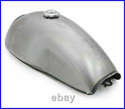 The Mojave Cafe Racer Gas Tank Raw Steel Motorcycle Retro Scrambler Classic