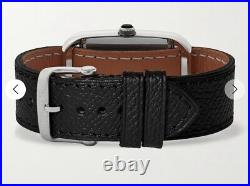 Tom Ford N001 Stainless Steel Swiss Quartz Watch Tank Style Grey Strap New £1100