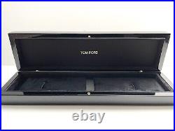 Tom Ford TFT001-003 Tank Steel Quartz Movement Watch Leather Strap -RRP £1020