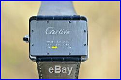 Used Cartier Tank Divan XL ref. 2600 Stainless Steel 38mm Quartz Watch