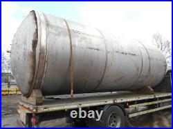 Used Stainless Steel Storage Tank/pressure Vessel/silo/salt/chemical 40560 Lit