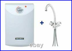 VENTED 10L TANK electric water heater UNDERSINK plus low pressure safety tap 10