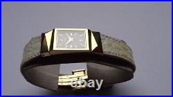 VERSACE LSQ90 gold plated tank dial ladies quartz watch