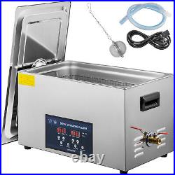 VEVOR 30L Digital Ultrasonic Cleaner Timer Tank Heat Ultrasonic Cleaning Machine