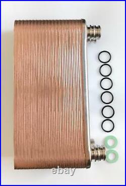 Vaillant Ecomax 835 E Dhw Heat Exchanger (38 Plates) 065132 Compatible New