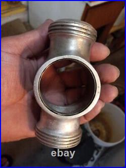 Vintage 1-3/8 sanitary plug valve Stainless Steel bulk milk tank