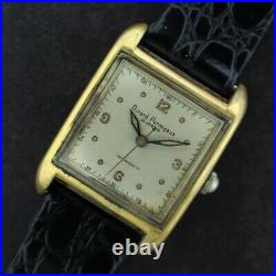 Vintage Girard Perregaux Tank 6107 21 Jewel Men's Manual Wristwatch Swiss Runs