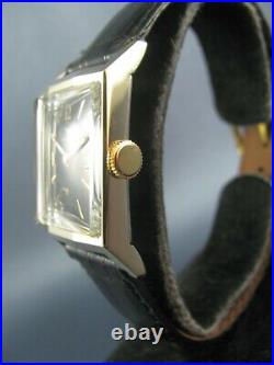 Vintage Longines Wittnauer 10K Gold GF Mens Dress Watch 17J 9WN 1950s