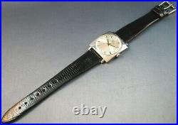 Vintage Longines Wittnauer Stainless Steel Square Mens Watch 17J 11KS 1960s