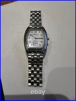 Vintage Tiffany & Co. Swiss Made Stainless-Steel Tank Style Ladies Watch