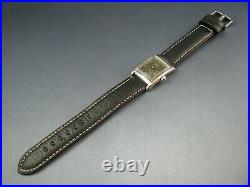 Vintage Wyler Stainless Steel Hand Wind Mens Watch 17J E1220 1940s